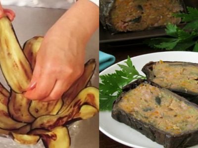 Террин из баклажанов и фарша