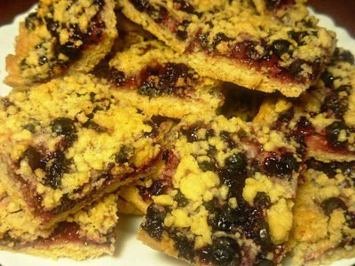 Тертое печенье с вареньем