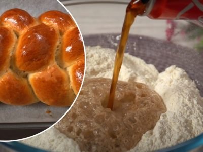 Тесто для хлеба на кока-коле