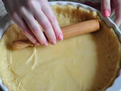 Тесто для открытого пирога без дрожжей