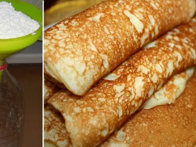 Быстрое блинное тесто в бутылке