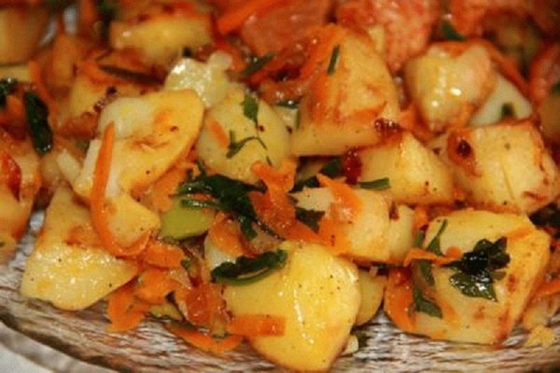 тушение овощей