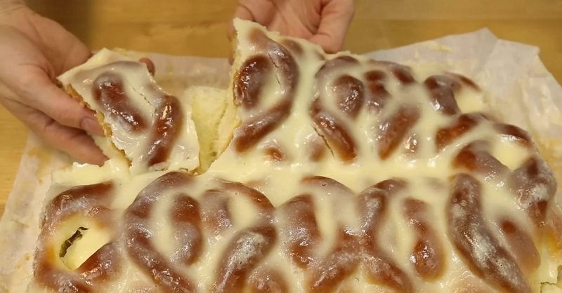 подача томленых пирогов