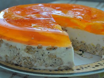 Торт без выпечки «Апельсинка»