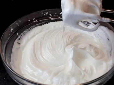 Торт-безе с лаймовым кремом и сгущенкой