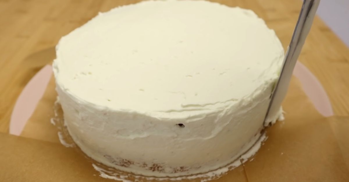 Бисквитный торт с масляным кремом Елизавета