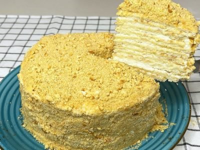 Бюджетный торт из 3 ингредиентов без выпечки