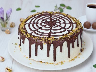 Торт из галетного печенья