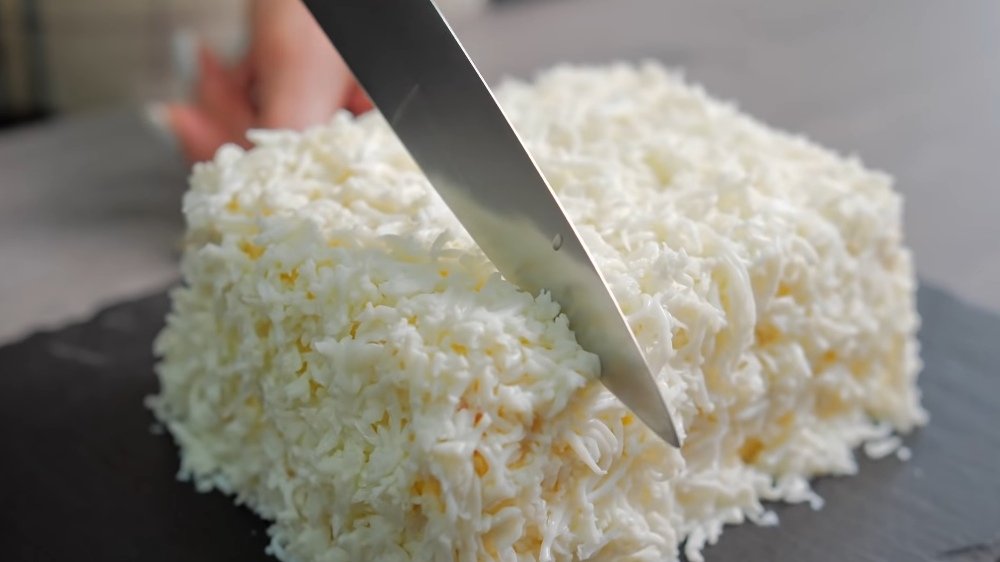 торт из крабовых палочек