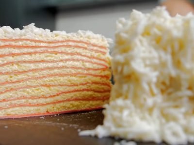 Аппетитный торт из крабовых палочек