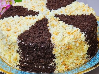 Торт «Кудряш» со сливочным кремом