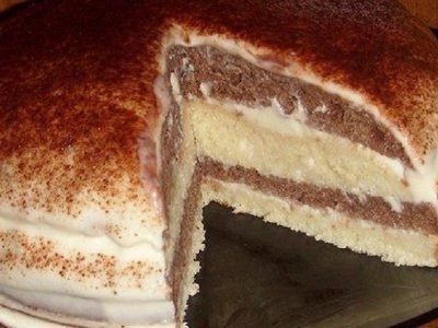 Торт на кефире