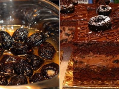 Торт «Пьяная слива»