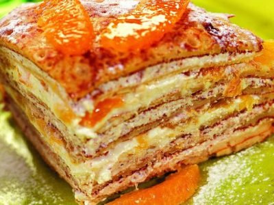 Торт с апельсинами