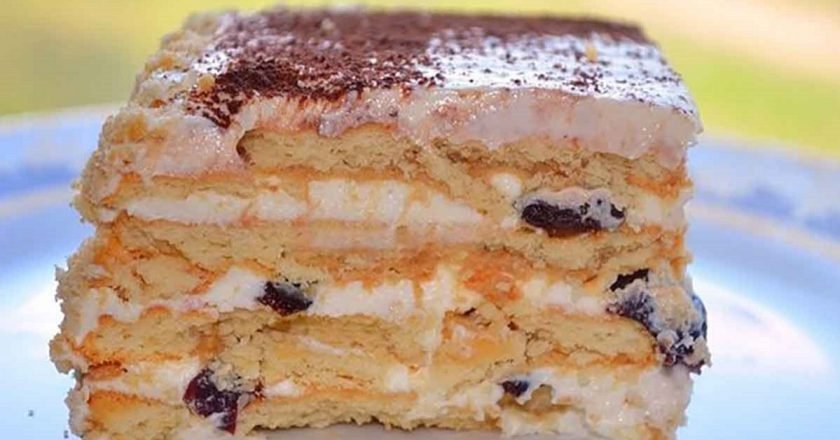 торт з чорносливом без випічки - готуємо з покроковими фото