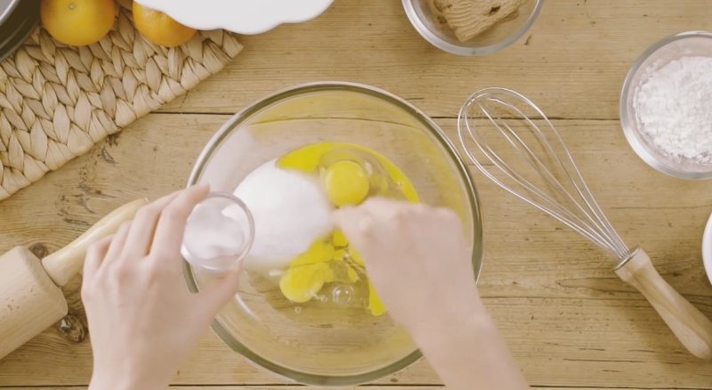 торт с мандаринами