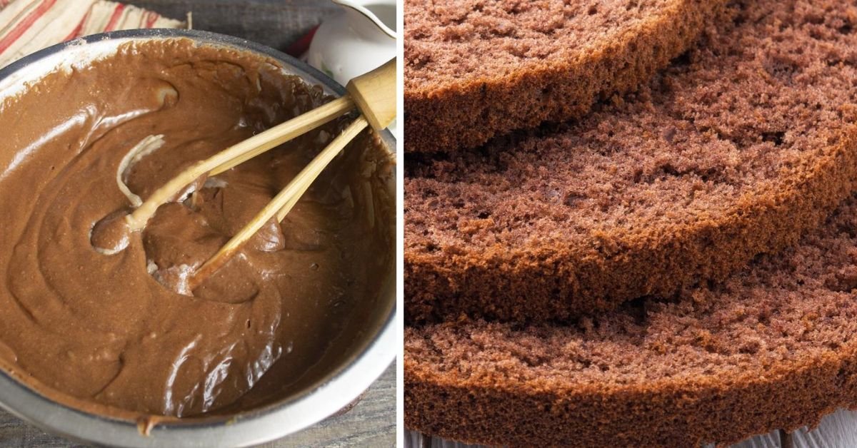 шоколадные коржи