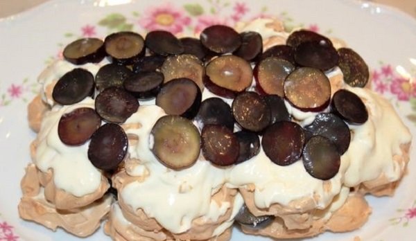 домашний торт с безе