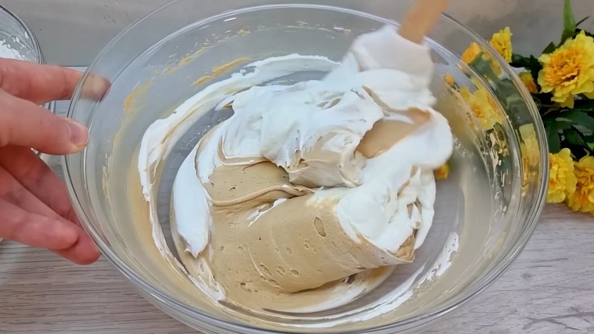 замешивание крема