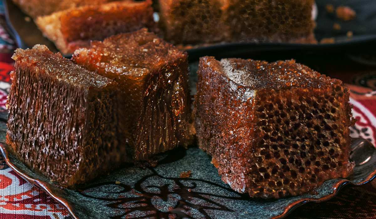 сотовый торт