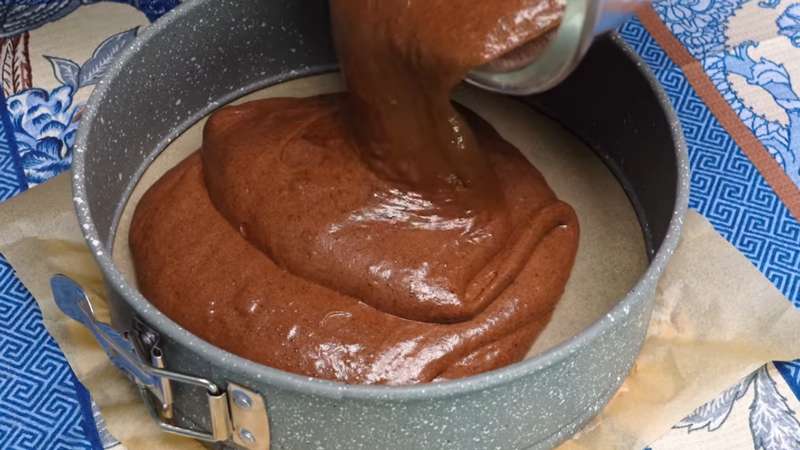 шоколадное тесто