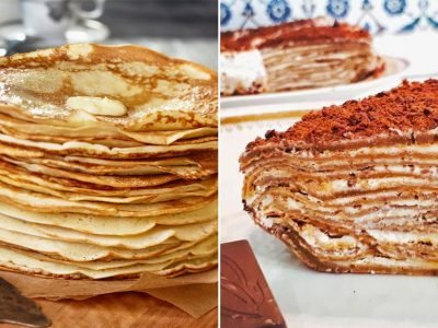 Как приготовить торт «‎Тирамису» из блинов