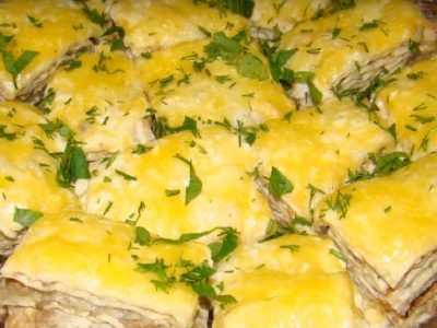 Тартинки из лаваша