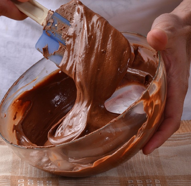 шоколадный заварной крем