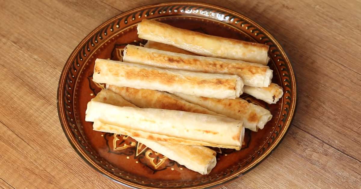 трубочки с творогом