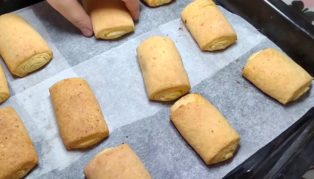 Трубочки из творожного теста на скорую руку - Со Вкусом