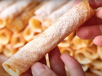 Трубочки на сковороде