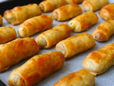 Румяные трубочки с рисом от Ольги Матвей