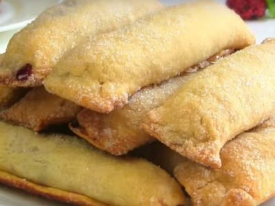 Трубочки с вишней