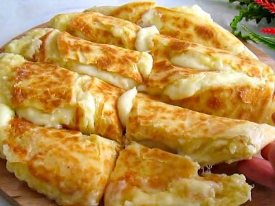 Турецкая лепешка с сыром и картошкой