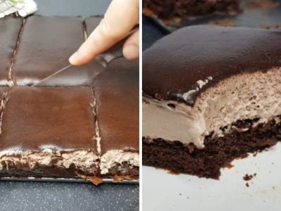 Турецкий влажный пирог «Три шоколада»