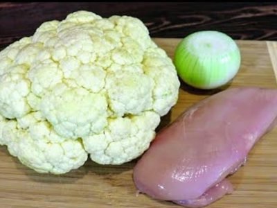 Тушеная цветная капуста