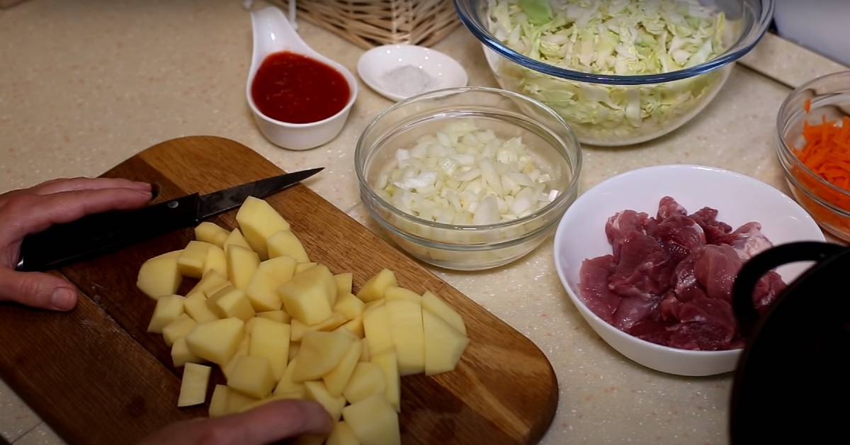 овощи для тушения