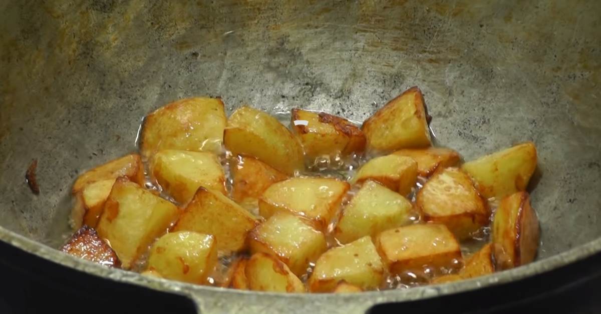 жареный картофель