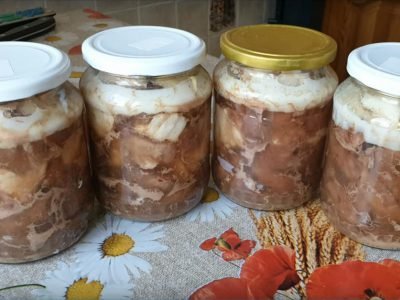 Тушенка из печени