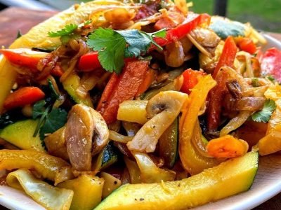 Тушеные овощи в соевом соусе по-китайски