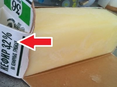 Творог из кефира