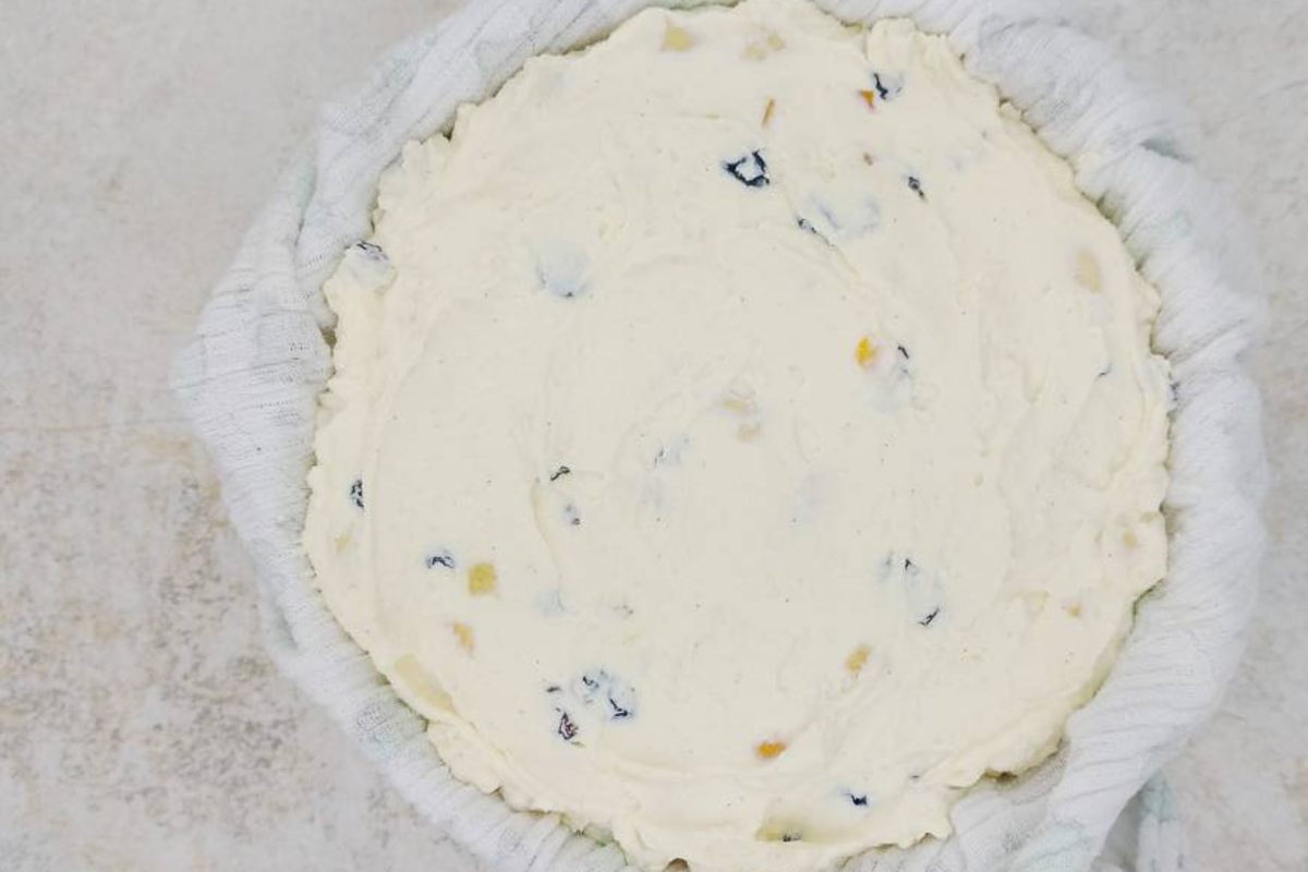 как отжать творог