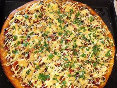 Творожная пицца