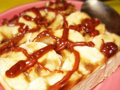 Творожная запеканка с бананом