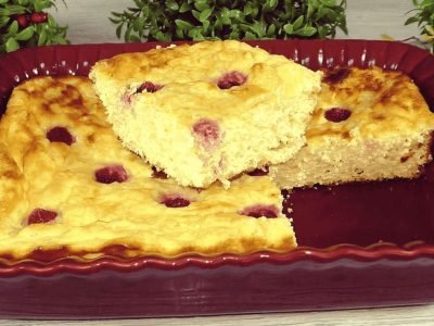 Творожная запеканка с рисом