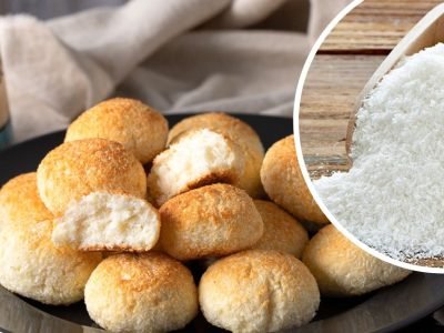 Творожно-кокосовое печенье