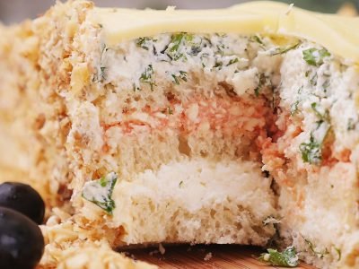 Творожно-сырный пирог