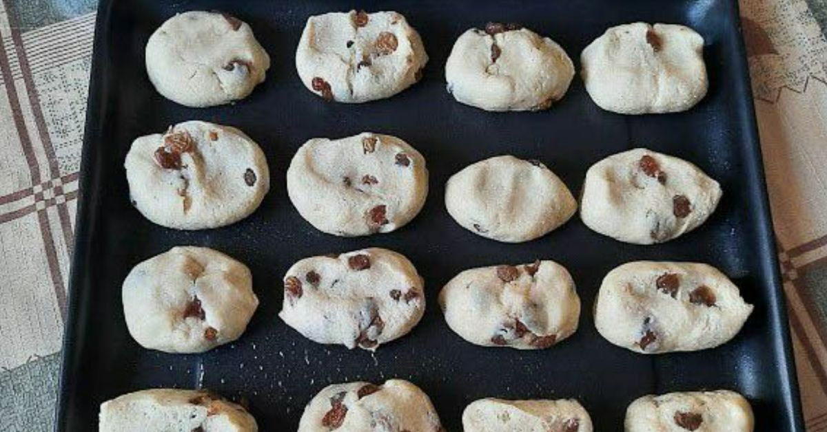 печенье с изюмом