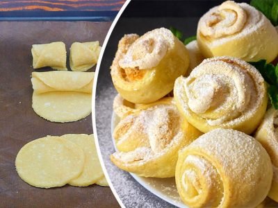 Творожное печенье «Розочки» к чаю