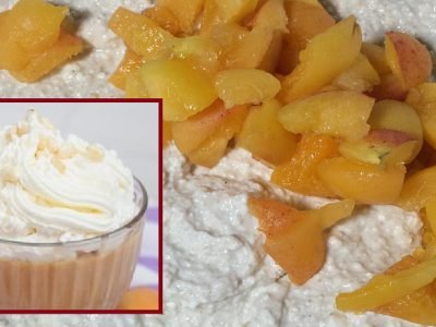 Творожное суфле с абрикосами